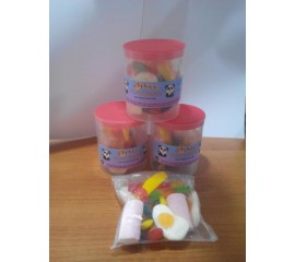 Copo gomas para máquina Pringles