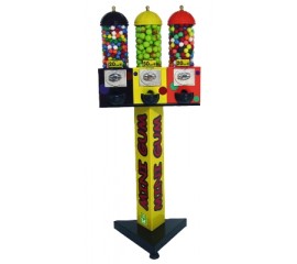 Máquina Chiclas Tripla